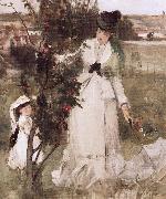 Berthe Morisot Detail of Hide and seek Sweden oil painting artist